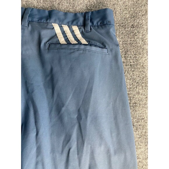 Adidas Golf Pants‎ Mens 34x30 Blue 3 Stripe Climalite Active Casual Sports - Picture 6 of 12